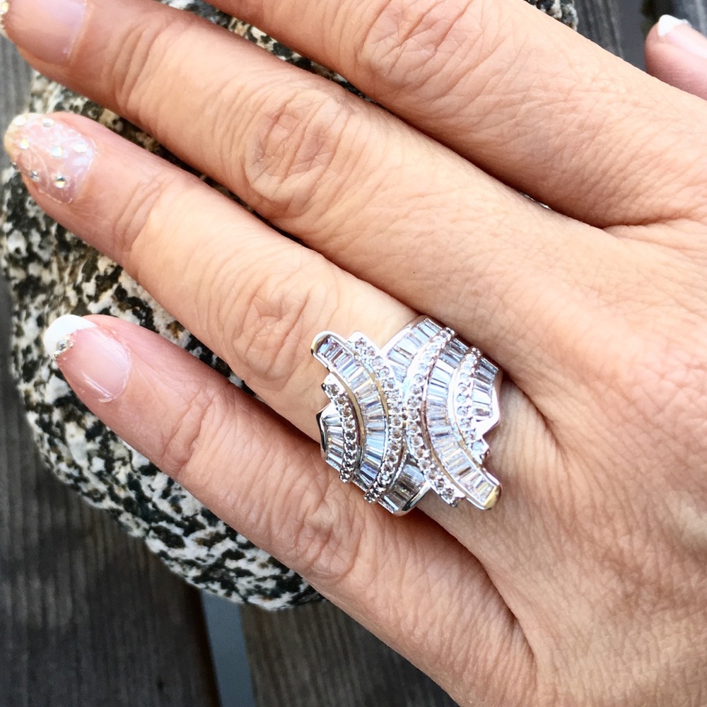 Beautiful Silver Statement Ring - image 2